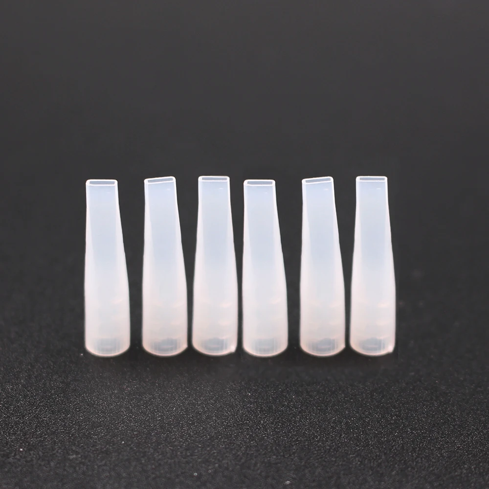 100pcs/lot 7 Flat Tattoo Tips Permanent Makeup Eyebrow/Eyeliner/Lips Giant Sun Machine Tattoo 7F Needle caps