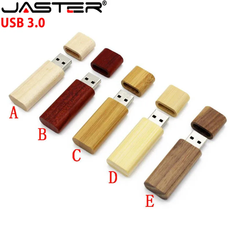 

JASTER USB 3.0 High speed Wooden USB flash drive pen driver wood chips pendrive 8GB 16GB 32GB 64GB USB creativo personal LOGO