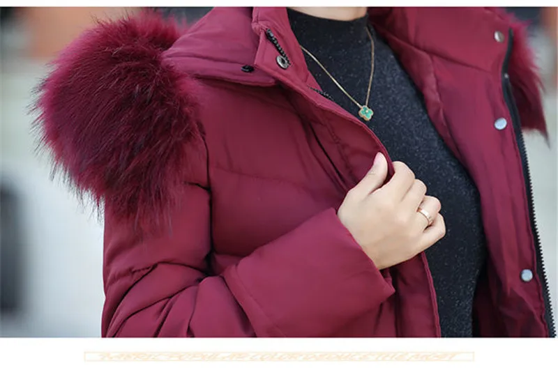 Veste d'hiver en duvet de coton pour femme 6XL, vêtements rembourrés, Parka mince, manteau d'âge moyen, pardessus, nouvelle collection 2020 Veste d'hiver en duvet de coton pour femme 6XL, vêtements rembourrés, Parka mince, manteau d'âge moyen, pardessus, nouvelle collection 2020