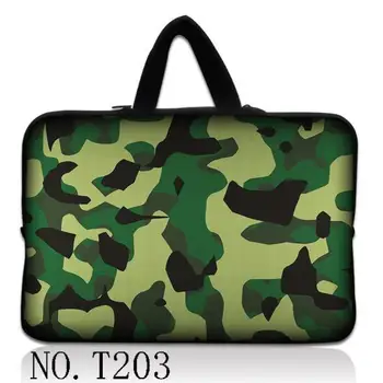 

camouflage 9.7 10 12 13 14 15 17" Tablet Sleeve PC Laptop Bag 10.1 12.1 13.3 15.4 15.6 Computer Handbag Soft Protector Cover