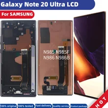 

ORIGINAL AMOLED Replacement For SAMSUNG Galaxy Note 20 Ultra LCD display Touch Screen Digitizer with Frame N985 N986 With Spots