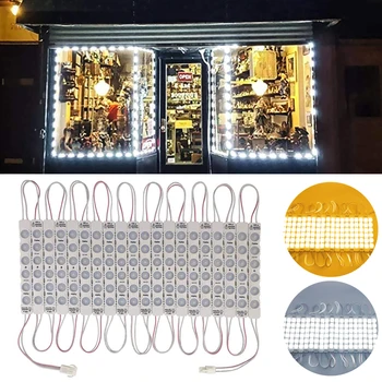 

NEW 2835 6LED Injection LED Lens Light Module AC 110V Waterproof Decoration Lighting 3.5W For Advertising Sign Light 20pcs/Lot