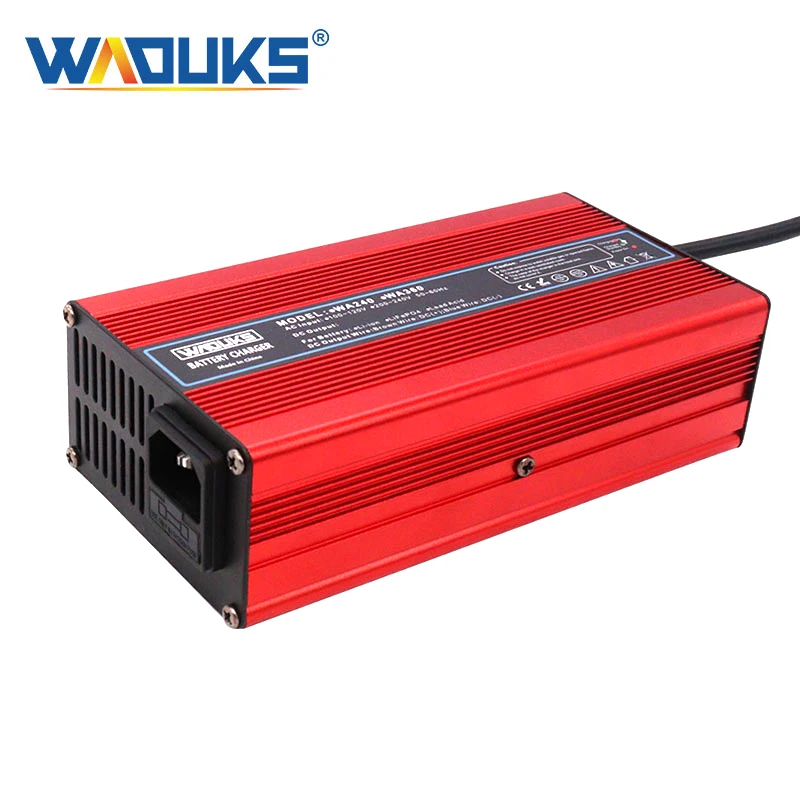 54.6V 5A Charger 54.6V Lithium Battery Charger Output 3pin C13 N L Connector Used for 13S 48V Li-ion Battery Charger Pack Smart Charger 