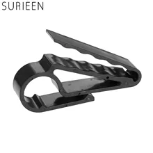 SURIEEN, 1 шт., портативный держатель для бутылок в гольф, держатель для сигар, держатель для сигарет, зажим, подарок, аксессуары для гольфа, черный пластик, держатель для гольфа, держатель для сигар
