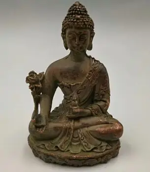 

Exquisite Chinese Old brass Medicine Buddha crafts statue