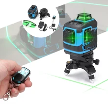 12 линий 360 самонивелирующийся лазерный измеритель уровня горизонтальный и вертикальный с пультом дистанционного управления