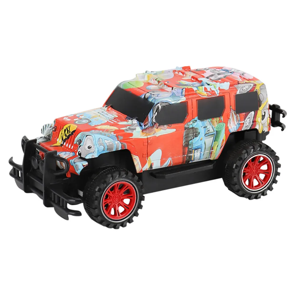 1:18 соотношение 2,4G 2WD внедорожник автомобиль с дистанционным управлением гусеничный военный грузовик игрушечный светильник с дистанционным управлением большое колесо гоночный игрушечный симулятор 30N26 - Цвет: Racing car