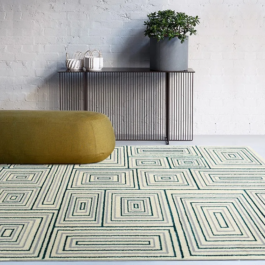 Большого размера современное стиль геометрический Коврик, INS Популярный Домашний Декор коврик, Большие размеры вилла ковер