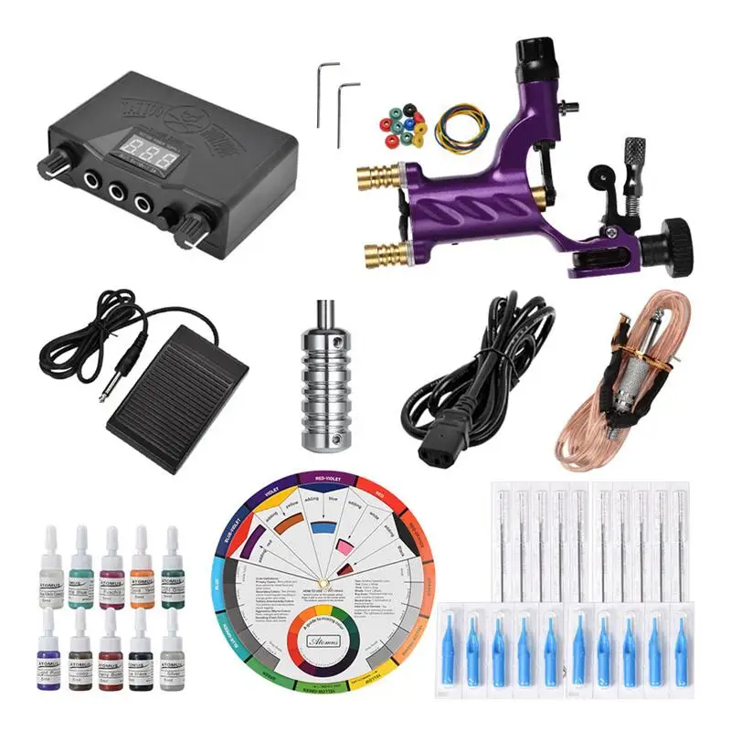1 комплект роторного двигателя эффективная низкая вибрация общий делящийся низкий уровень шума татуировки машина для татуировки салон практики