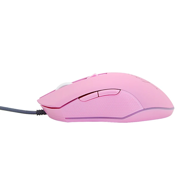 Pink Optical Mouse Sailor Yoon Gaming Computer Wired Mause Mute Pretty Backlit Colorful Mice 3200DPI For Girl Women Gift PC Game 2