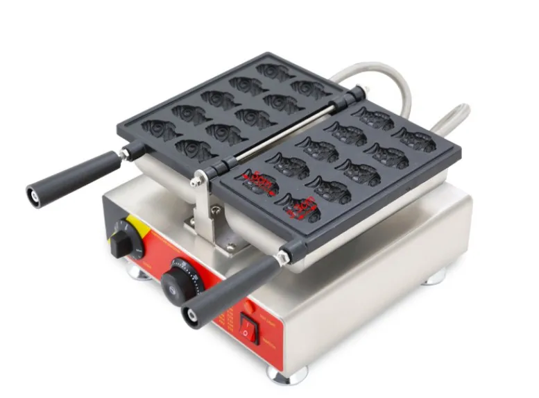 Электрическая 10 шт мини-машина тайяки машина для изготовления рыбных вафель