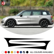 2X Creative Vinyl Car Styling Door Side Stripes Sticker Graphics Body Decal For MINI Cooper S Clubman F54 One JCW Accessories