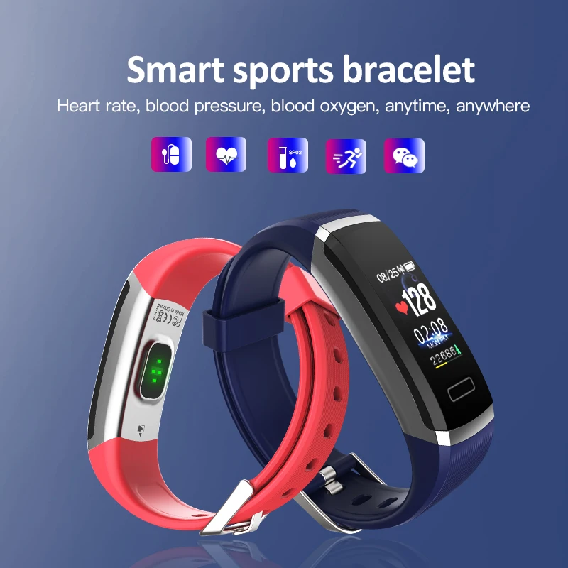 Смарт браслет Wearpai с цветным экраном GT101 водонепроницаемый 24 часа пульсометр