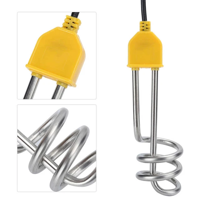 1500w Stainless Steel Immersion Heater Tankless Water Heating Element  Portable Travel Instant Electric Water Heater With 1m Line - Electric Water  Heaters - AliExpress
