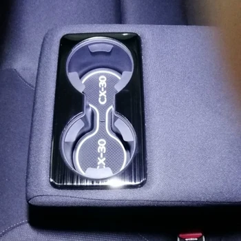 

Car Rear Seat Water Cup Decoration Cover Armrest Box Water Cup Decoration Frame for Mazda CX-30 CX30 2020 2021