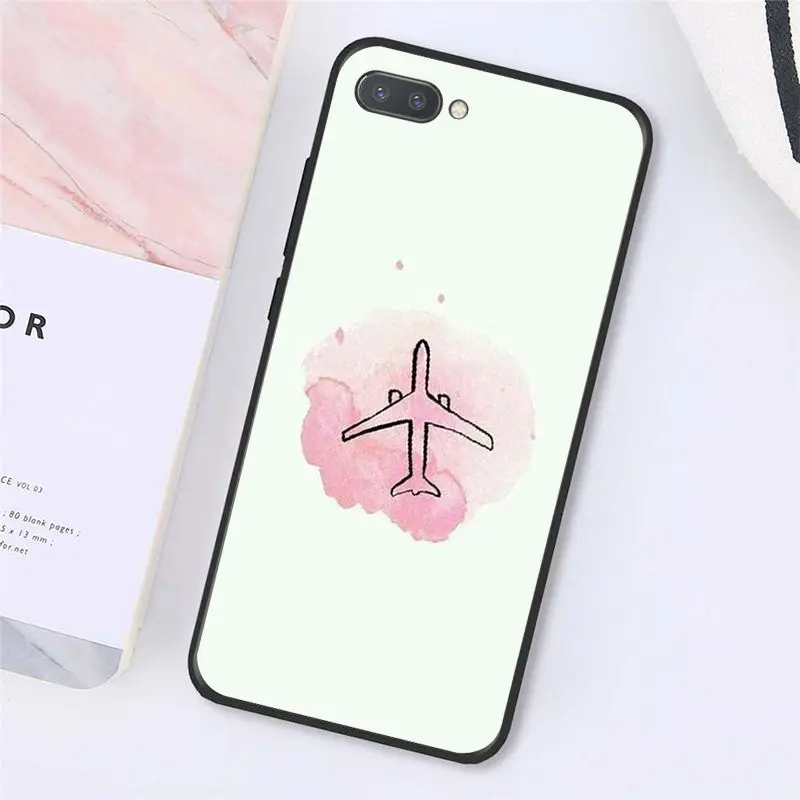 Travel the world paper plane aircraft