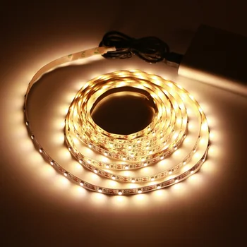

3528 USB Prty Home DIY LED Strip Bre Lights Illuminte Tpe Led Lmp With Wrming Light Festivl Cbinet Desktop Decortions