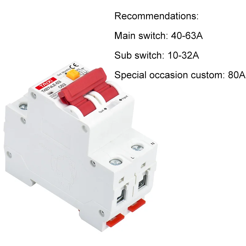 Contactum Cpbr B Tipo 30 mA RCBO Disyuntor Interruptor Principal-Nuevo-Probado Contactum Cpbr B Tipo 30 mA RCBO Disyuntor Interruptor Principal-Nuevo-Probado