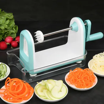

Spiralizer Vegetables Slicer Stainless Steel Vegetable Slicer Shredder Zucchini Noodle Maker Spaghetti Spiralizer ZM1109