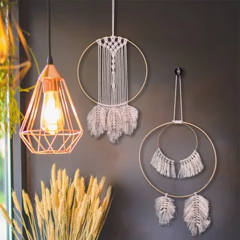 

Dreamcatcher Macrame Wall Hanging Indian Style Lucky Tree Of Life Handmade Tapestry Wall Hanging Ornaments Wall Art Decorations