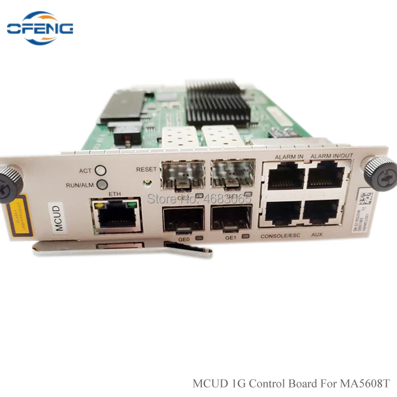 Huawei 4 порта uplink и плата управления MCUD с 2 SFP модулями используется для Hua wei MA5608T OLT Оптический линейный терминал