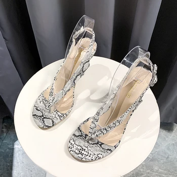 

Women High Heel Sandals Summer Shoes Gladiator Fashion Buckle Ladies Peep Toe Sandals for Woman Flip Flop Party Footwear 35- 42