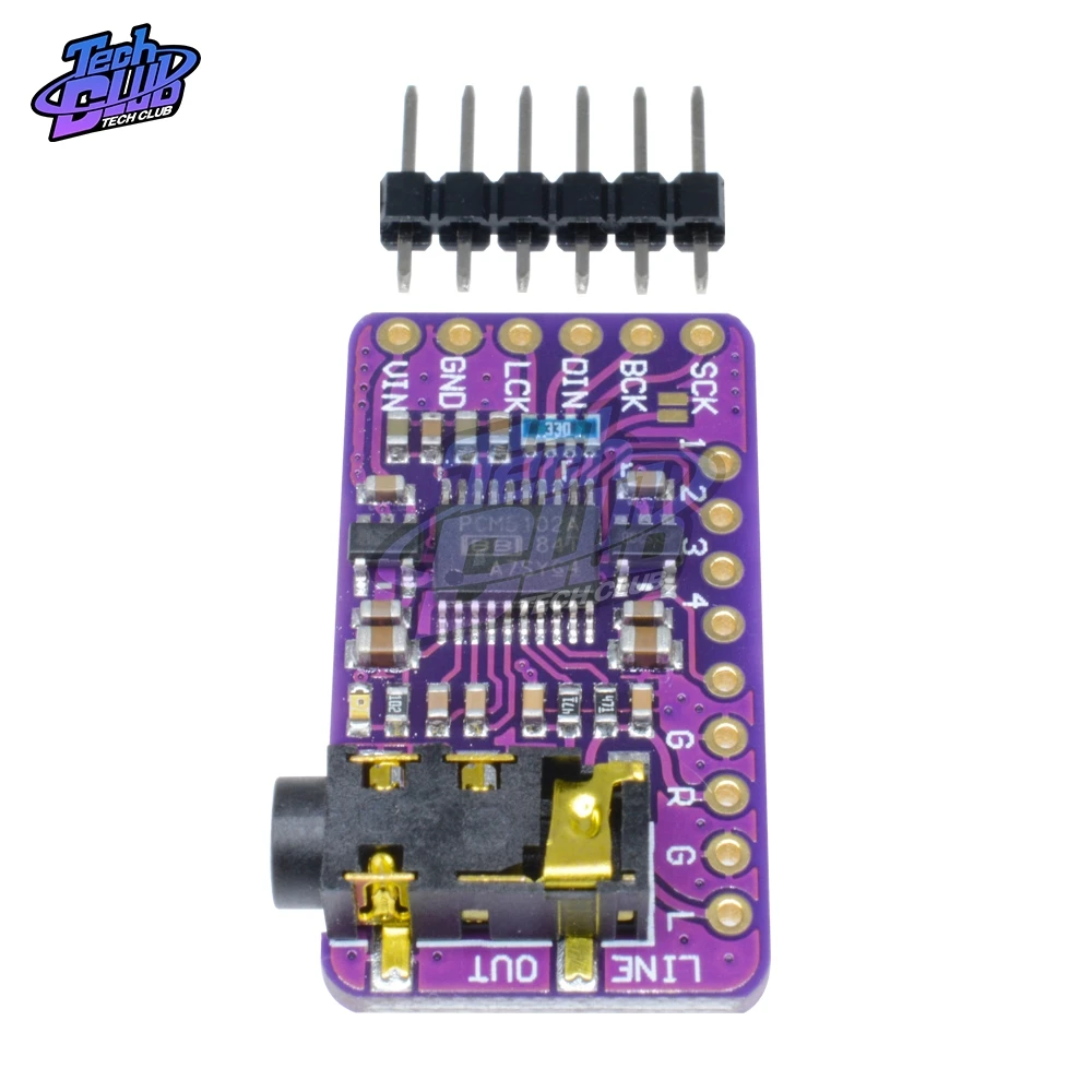 PCM5102A DAC декодер модуль проигрывателя для Raspberry Pi pHAT плата формата I2S InterfaceAudio
