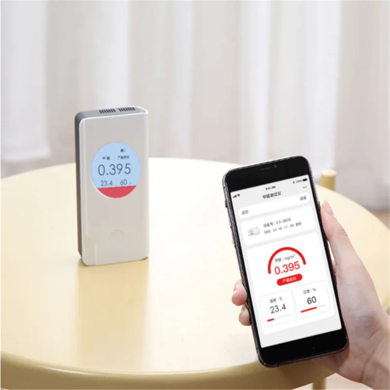 Xiaomi Miaomiaoce детектор формальдегида перезаряжаемый излишки напоминание температура влажность дисплей умный детектор воздуха