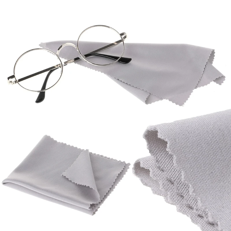

New Hot 1 Pc Glasses Cloth Microfiber Clean Lens Dust Foggy Wiper Phone Screen Cleaner Soft for Men Women High Quality