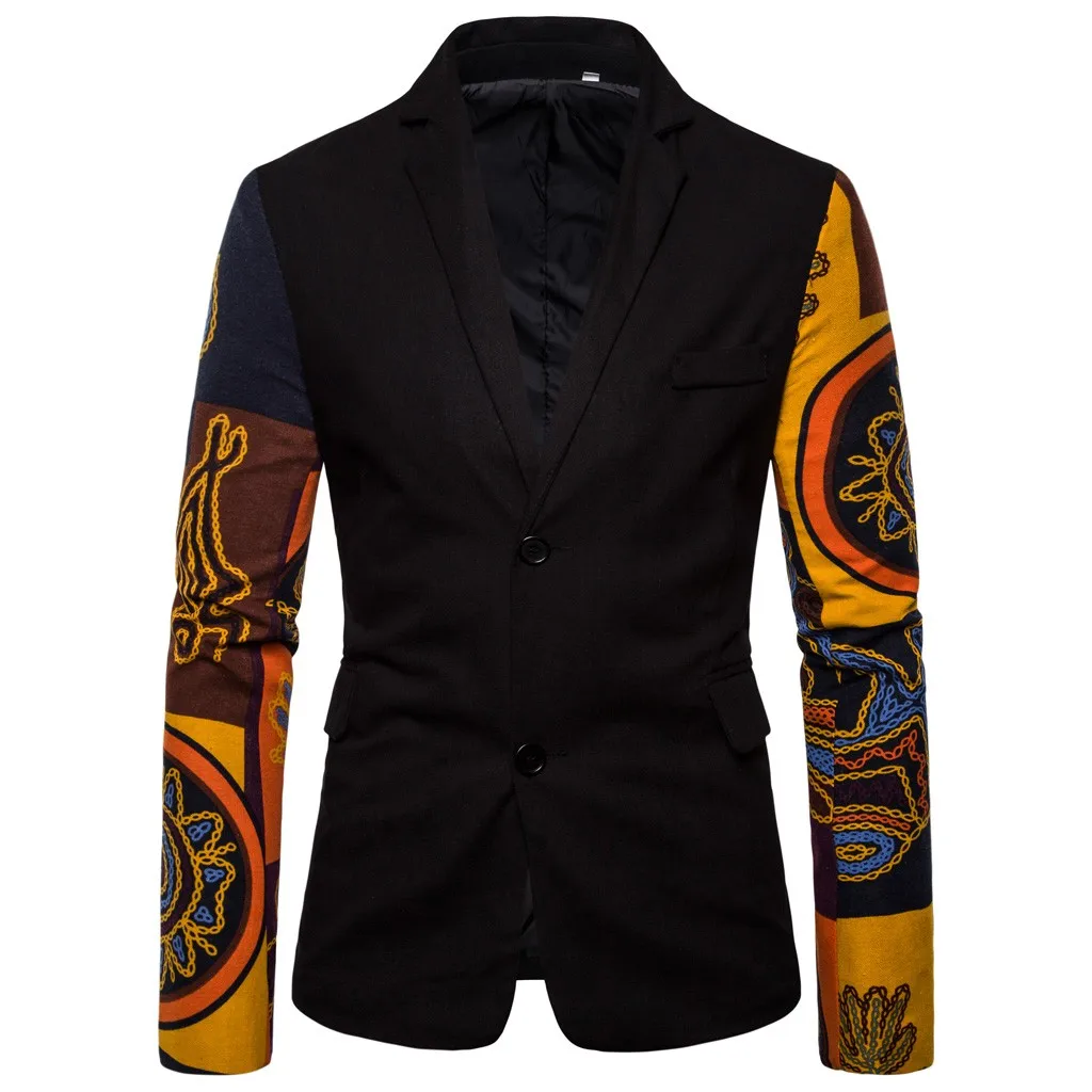 BK Мужские костюмы, куртки Casaco Terno Masculino костюм кардиган Jaqueta свадебные костюмы куртка 7,29 - Color: BK