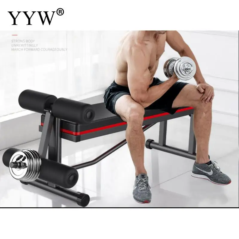 US $273.14 Multifunctional Foldable Portable Dumbbell Bench SitUps Trainer Fitness Ab Abdominal Muscle Exercise Board Workout Equipment