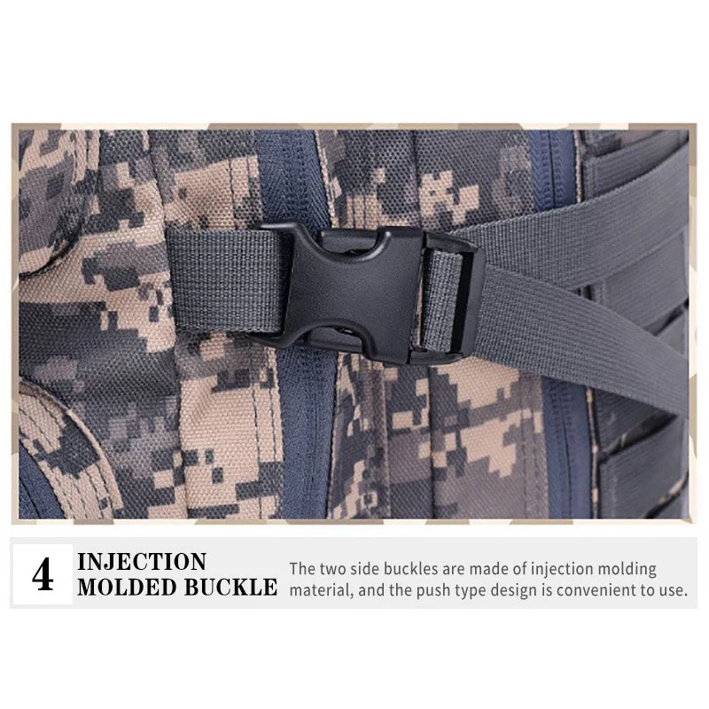 Professional outdoor bag Large Capacity Waterproof Backpack  Military Rucksack Tactical Sport Camping Hiking Fishing Hunting Bag