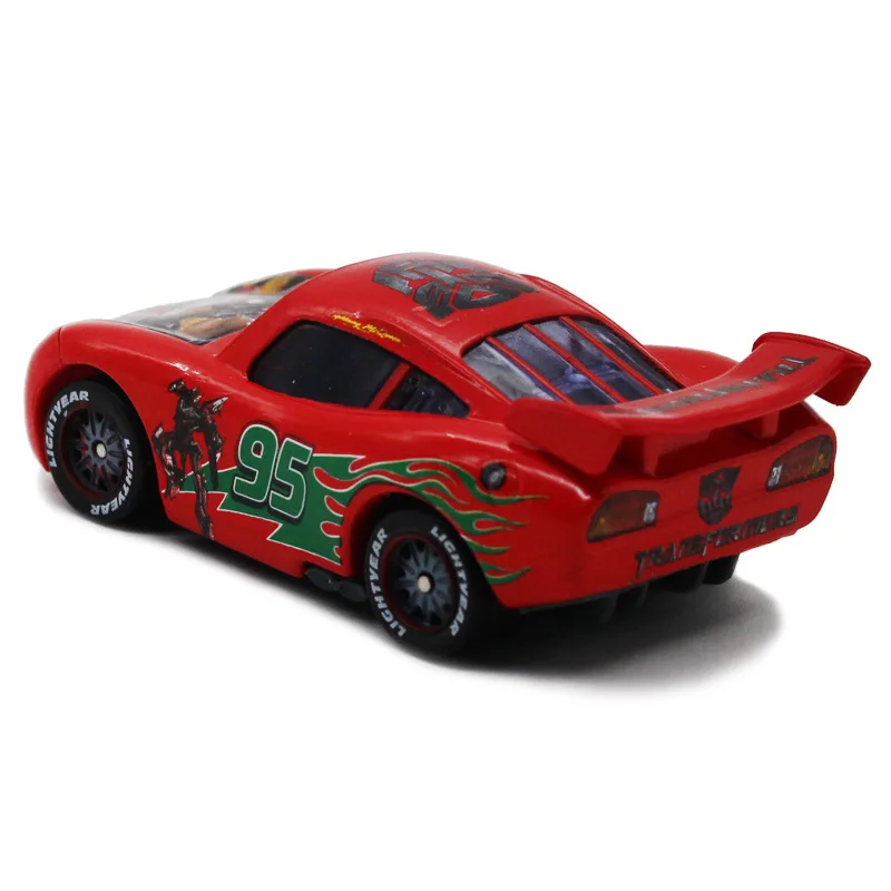 Pixar Cars disney Car Коллекция редких ограничённых роботов воины кожа Маккуин модель металлическая литая под давлением детская игрушка рождественские подарки