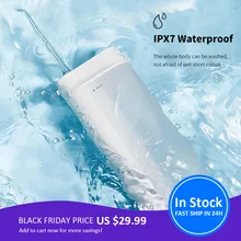 Ирригатор для полости рта стоматологический портативный водный Флоссер советы USB Перезаряжаемый водный струи Флоссер IPX7 ирригатор для чистки зубов