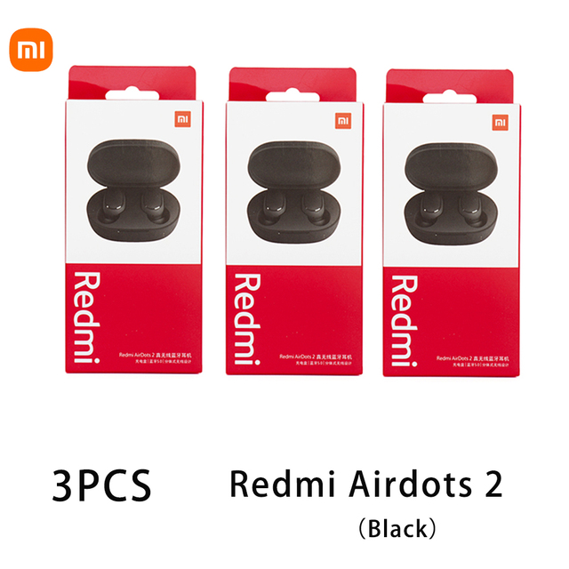 Pieces Xiaomi Redmi AirDots 2 Noise Reduction with Mic AI Control White Redmi AirDots S True Wireless Headset Wholesale