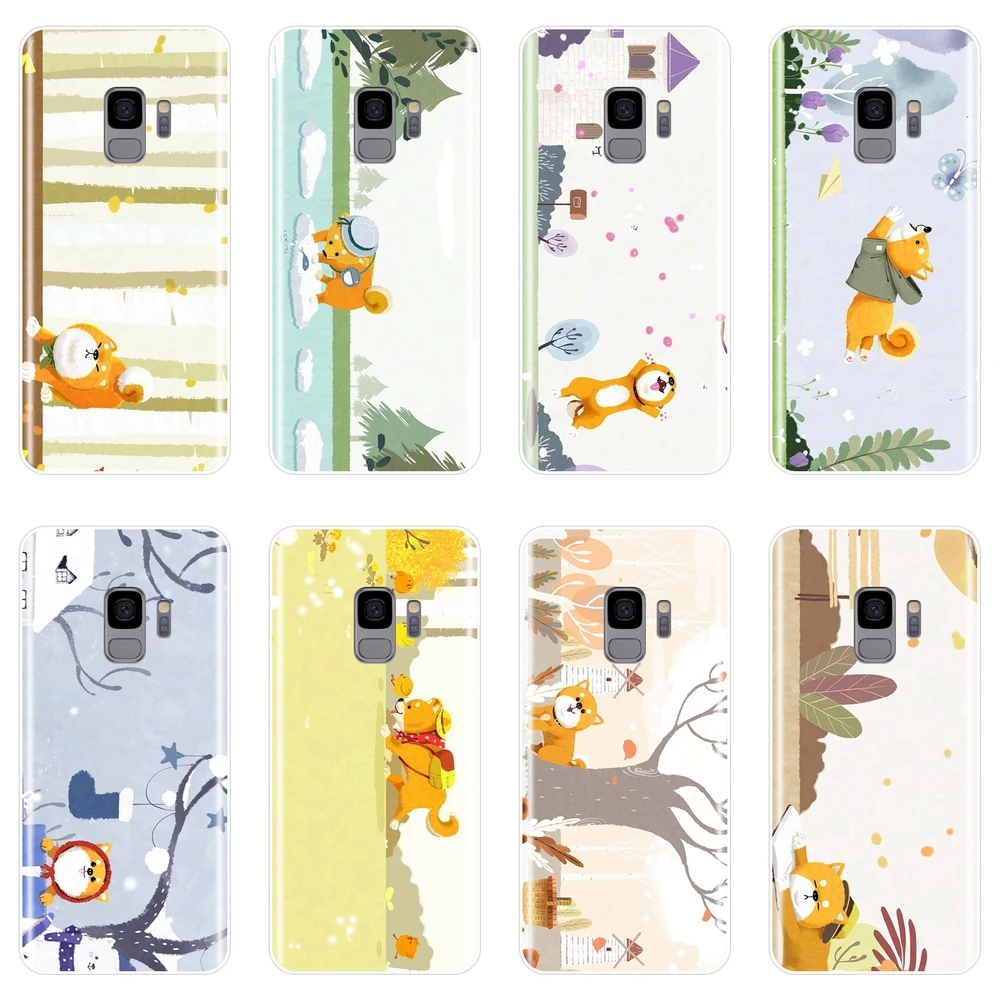 Косплей Shiba Лисья Секретная служба (inu собачий силиконовый чехол для телефона samsung
