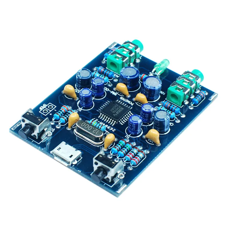 Звуковая карта PCM2706 HI USB Набор для творчества DAC SPDIF Android Совместимость с MicroUSB Windows