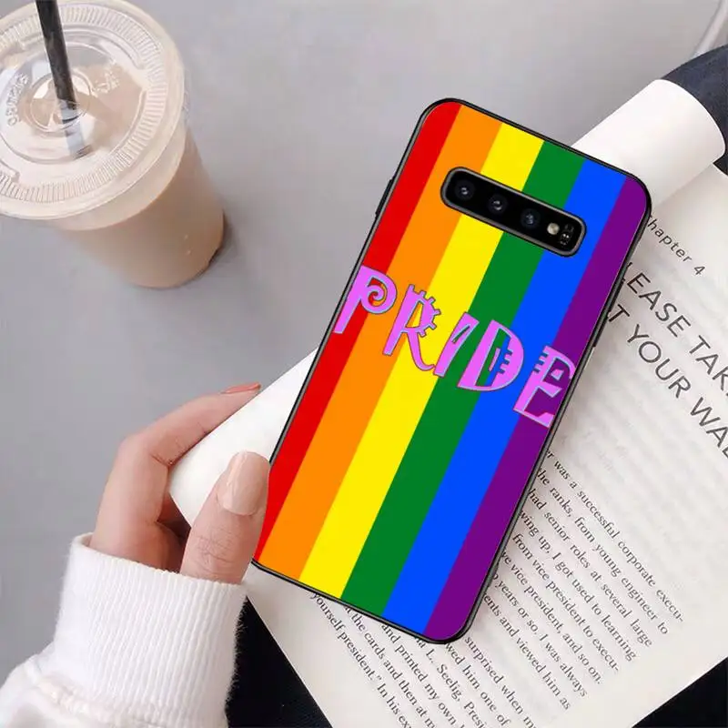 YNDFCNB Gay Lesbian LGBT Rainbow Pride Phone Case for Samsung Galaxy S6 S6edge Plus S7 S7edge S8 S9 S10 Plus S20 xiaomi leather case color Cases For Xiaomi