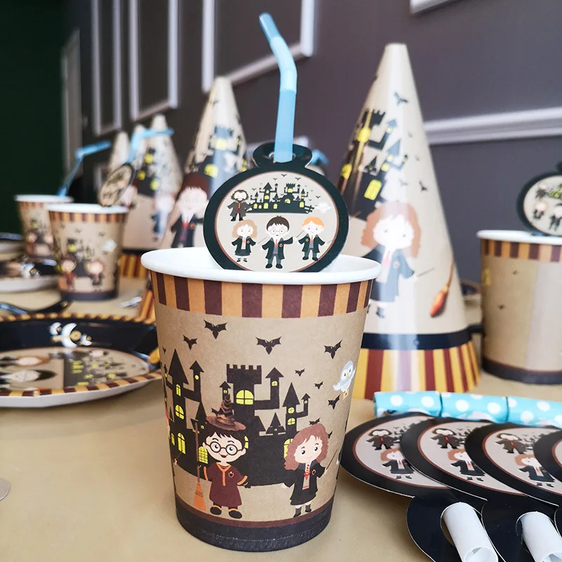 Omilut 6 шт. Хэллоуин украшения Гарри молния торт Cupcaker Topper декорация Baby Shower Дети День