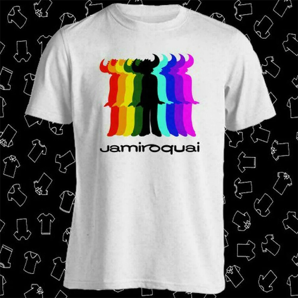 Новый Jamiroquai Jay Kay Soul Funk Singer мужская белая футболка размер S 3Xl 47Th 30Th 40Th 50Th на день