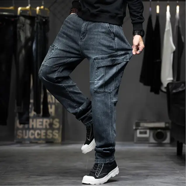 Mens Jeans Extra Large Size 28-44 Loose 