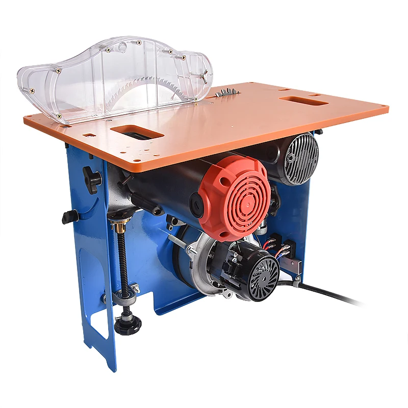 US $301.50 Multifunction Woodworking Table Saw Opentype Dustless Motherchild Saw Liftable Oblique Cutting Table Saw 220V 6000rpm