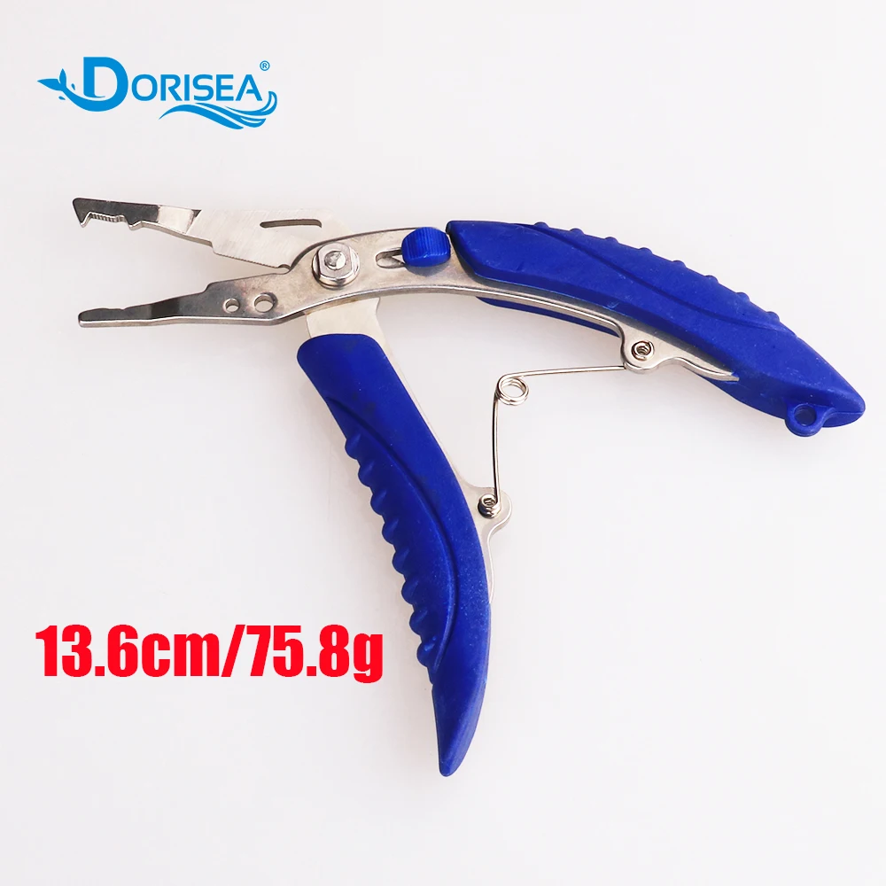 

DORISEA 13,6 см/75,8 г рыболовные плоскогубцы резак для лески инструмент для удаления крючков инструменты для резки лески для рыбы щипцы ножницы рыболовные плоскогубцы