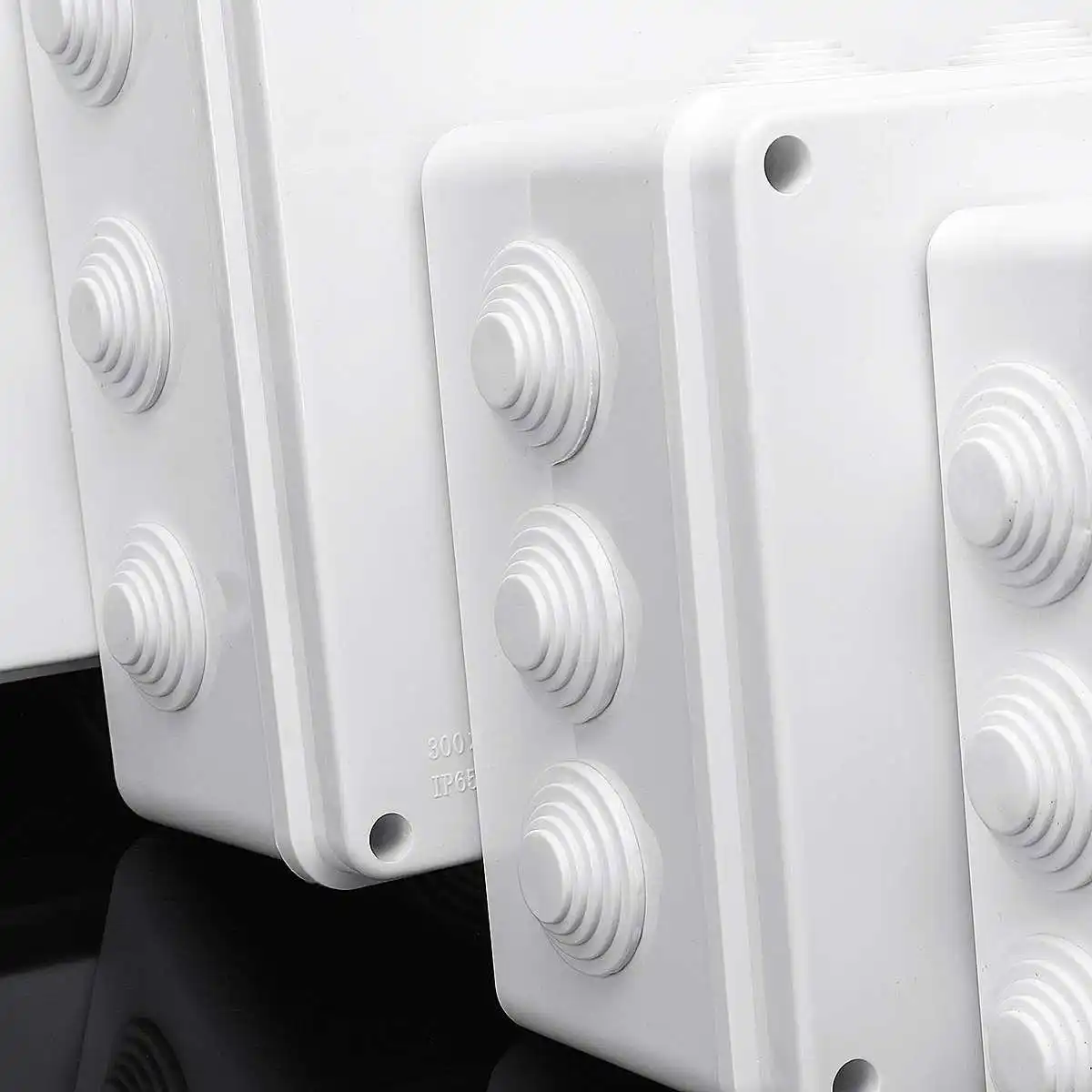 4 размера ABS пластик IP65 водонепроницаемая распределительная коробка DIY наружная электрическая Соединительная коробка кабель распределительная коробка для кабелей распределительный щиток