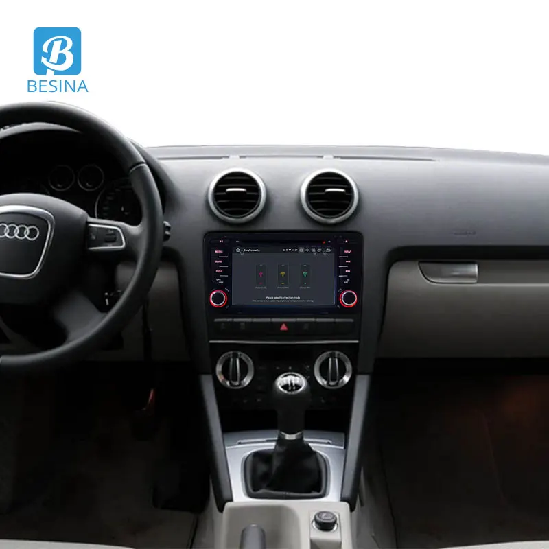 Discount Besina 2 Din Car Radio Android 9.0 Car DVD Player For AUDI A3 S3 2002-2011 GPS Navi Steering Wheel Multimedia Auto Audio Canbus Video Stereo WIFI 4G RAM 64G ROM 5
