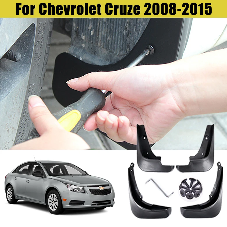 Брызговик для Chevrolet Cruze 2008 2009 2010 2011 2012 2013 2014 2015 J300 аксессуары брызговиков брызговики|Наклейки на автомобиль| |