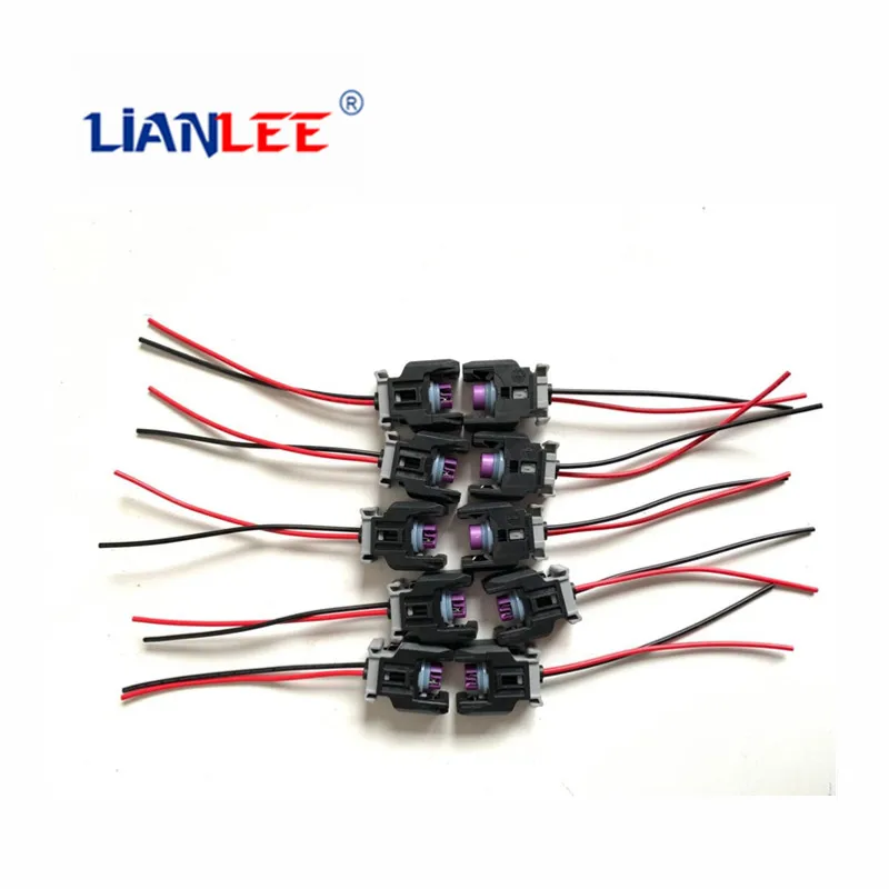 20 шт DJ70224A-2.3-21 Форсунка для топлива/Форсунка для масла с кабелем для автомобиля дизельного топлива common rail заглушка инжектора