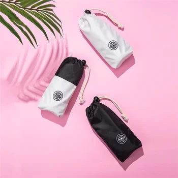 Ardeco-여성용 미니 포켓 우산, 동백 비닐 우산, 자외선 차단, 휴대용, 여성 패션 선물, 200g, 5 겹