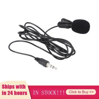 

HOT Professionals 3.5mm Jack Clip-on Lapel Mini Microphone Mic For SmartPhone PC Laptop Lound Speaker