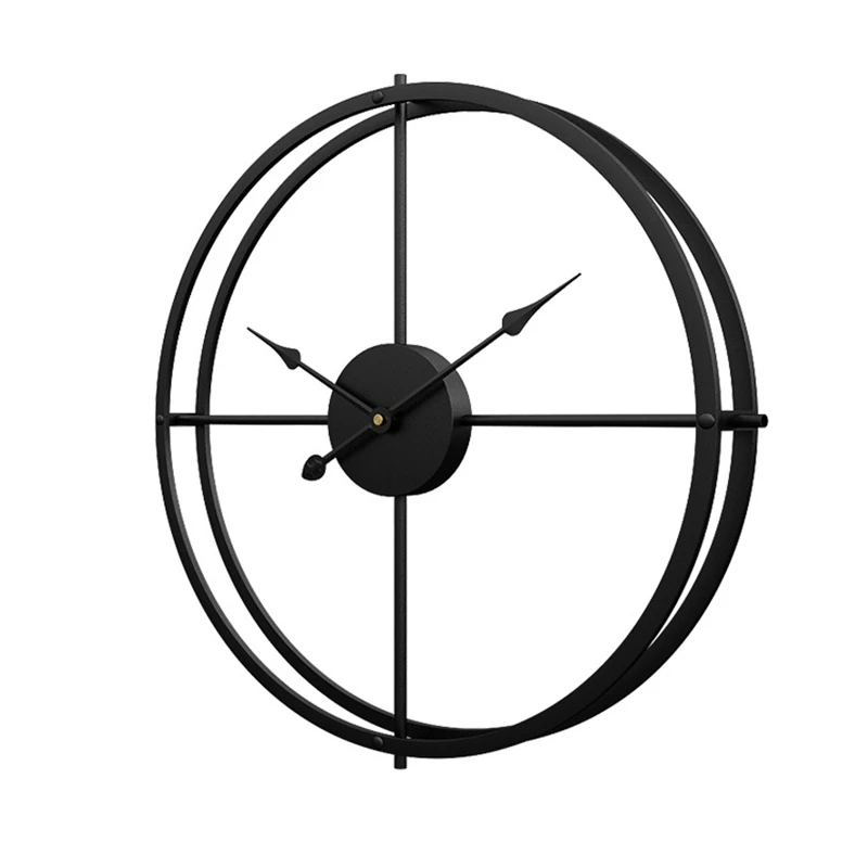 

Short 3D European Mute Watch Wall Clock Home Office Decorative Wall Clock Modern Design Wall Hanging Home Decoration